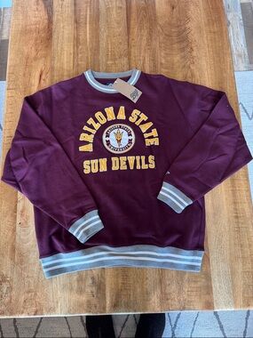 Blue 84 Arizona State Maroon Crewneck